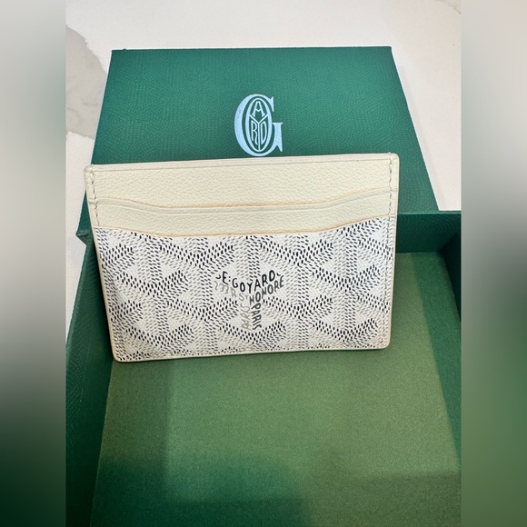 Goyard Saint-Sulpice Card Wallet White
